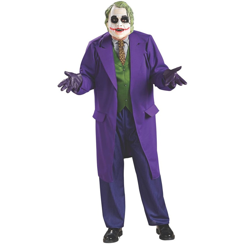 Dark Knight Mens Deluxe The Joker Villain Costume