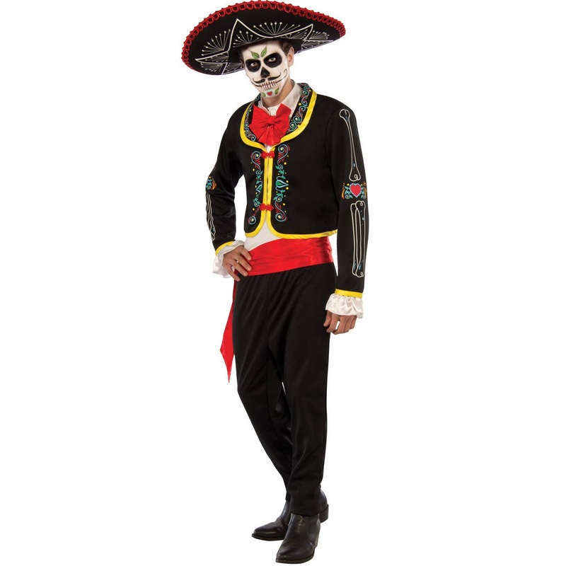 Day of the Dead Senor Mens Mexican Halloween Costume