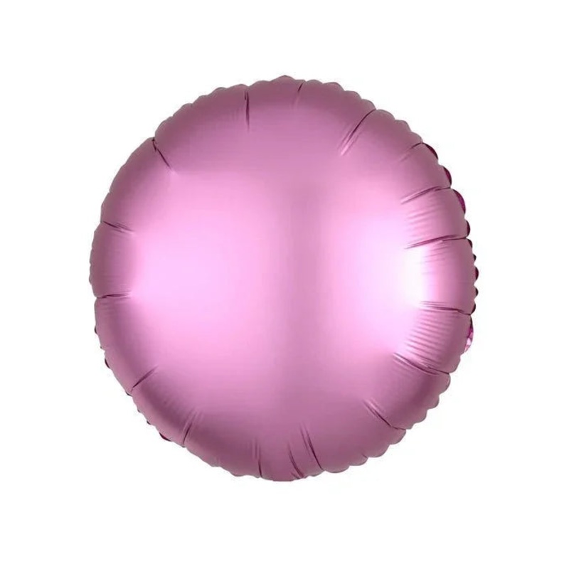 Flamingo Pink Round Satin Luxe Balloon 18 | 1ct