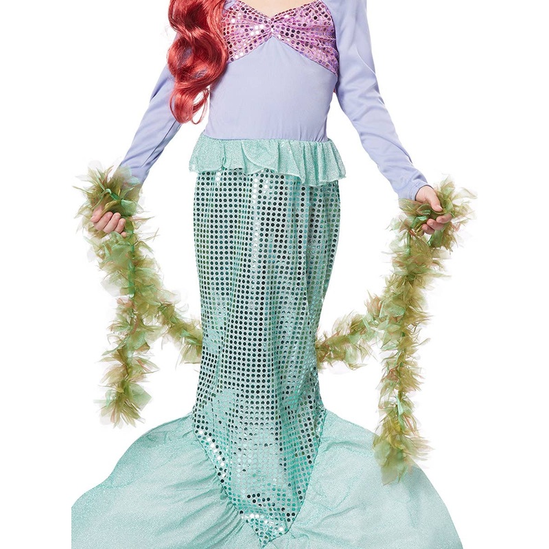 Mermaid Seaweed Green Boa Accessory
