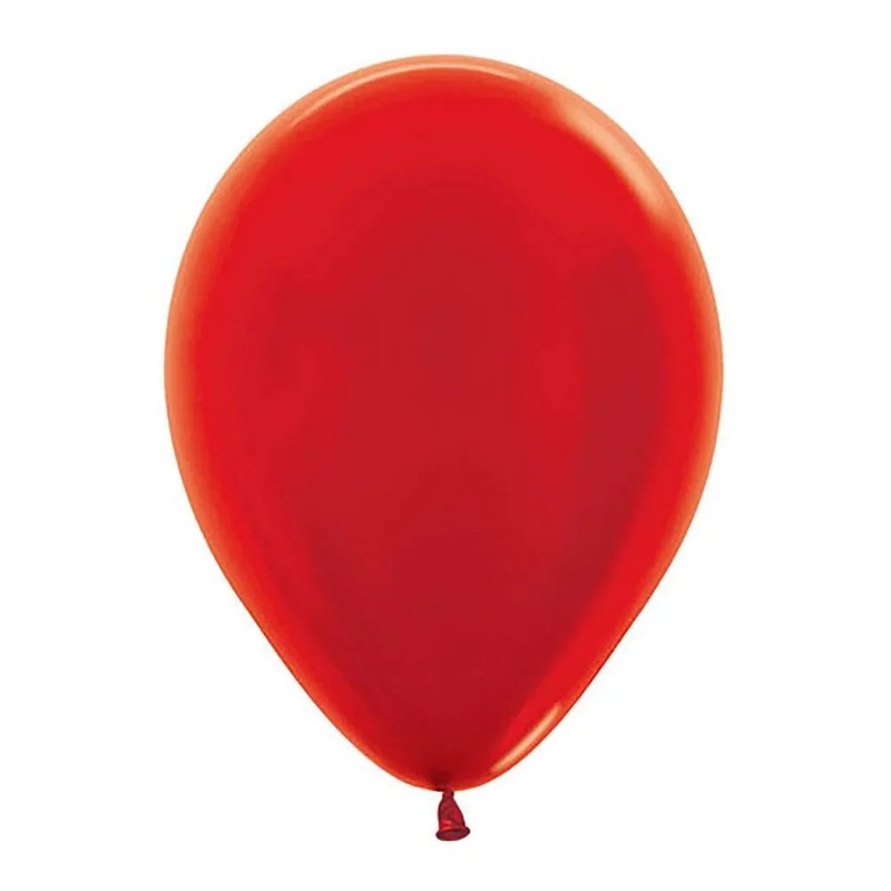 Reflex Crystal Red Latex Balloon w/ Helium & Hi-Float, 11 | 1 ct