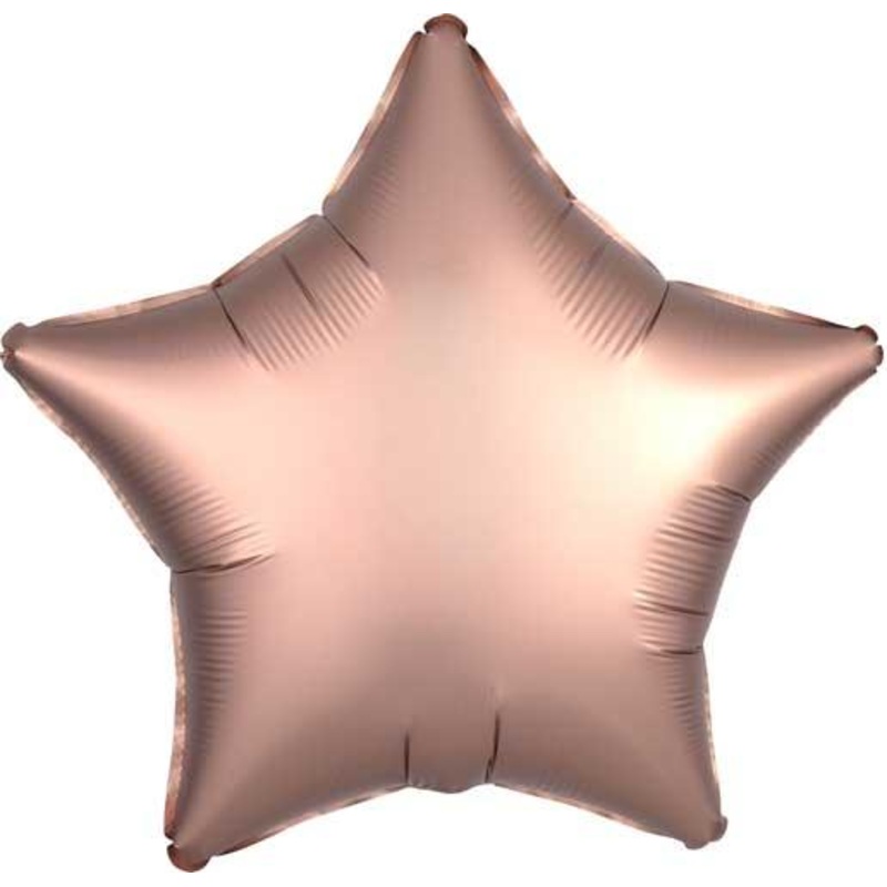 Rose Copper Satin Luxe Star Balloon 18 | 1ct