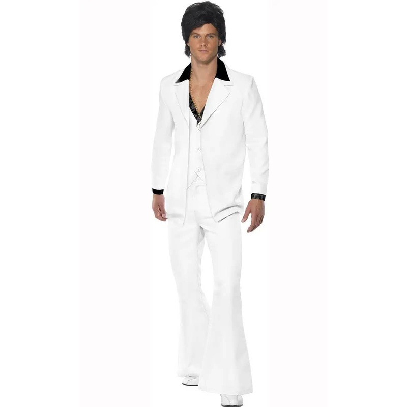 Saturday Night Fever Mens Plus Size 70s Costume