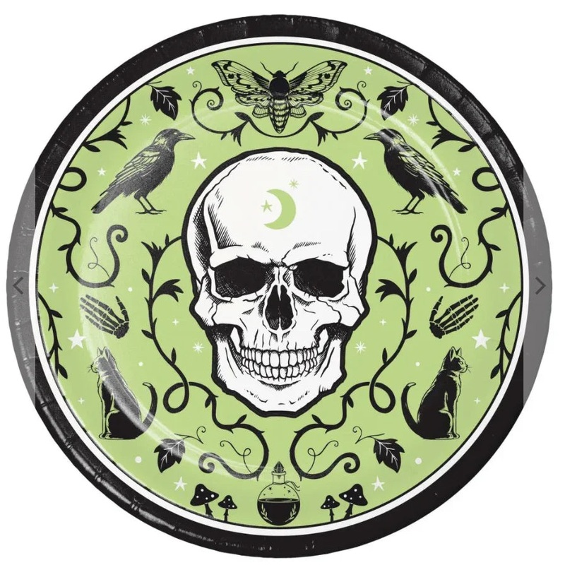 Spooky Season 6.75 inch Paper Luncheon Plate (8/Pkg)