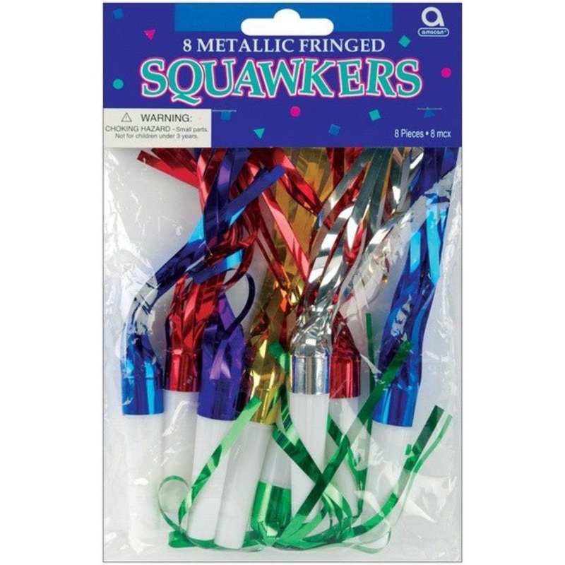 Squawker Fringed, Assorted | 8 ct