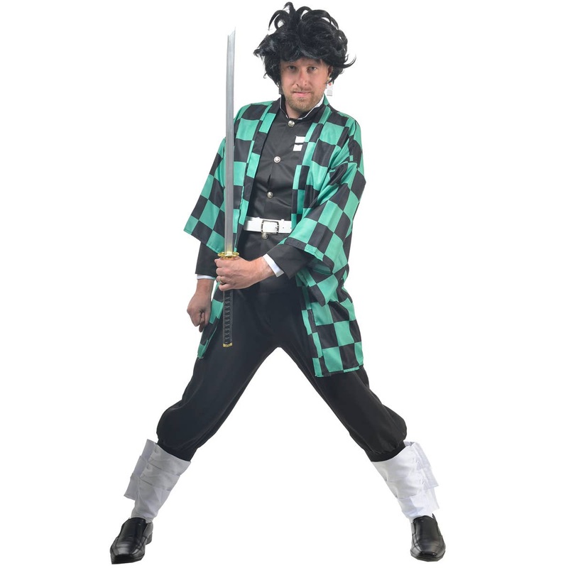 Tanjiro Kamado Mens Demon Slayer Cosplay