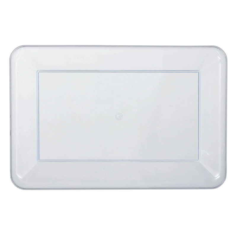 Rectangular Plastic Platter 9 x 14.25 | 1 ct