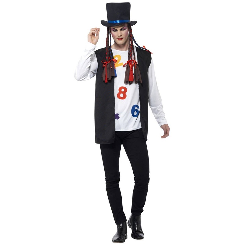 1980s Pop Star Mens Boy George Costume