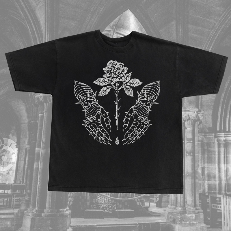 Arma Mitis Oversized Tee|S|M|L|XL|2XL|3XL|4XL|Black|Vintage Wash