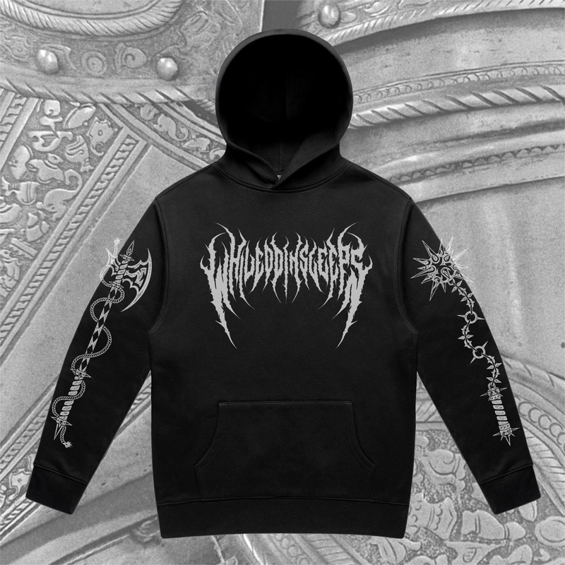 Doom&Gloom Hoodie|S|M|L|XL|2XL|3XL|Vintage Wash|Black