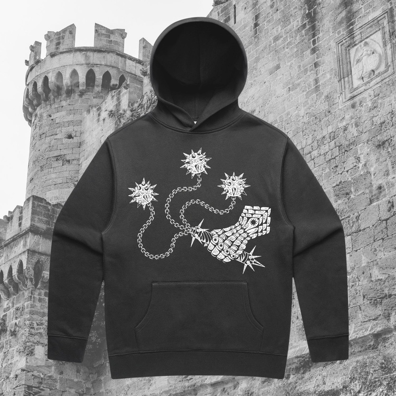 Flail Relaxed Faded Hoodie|XS|S|M|L|XL|2XL|3XL