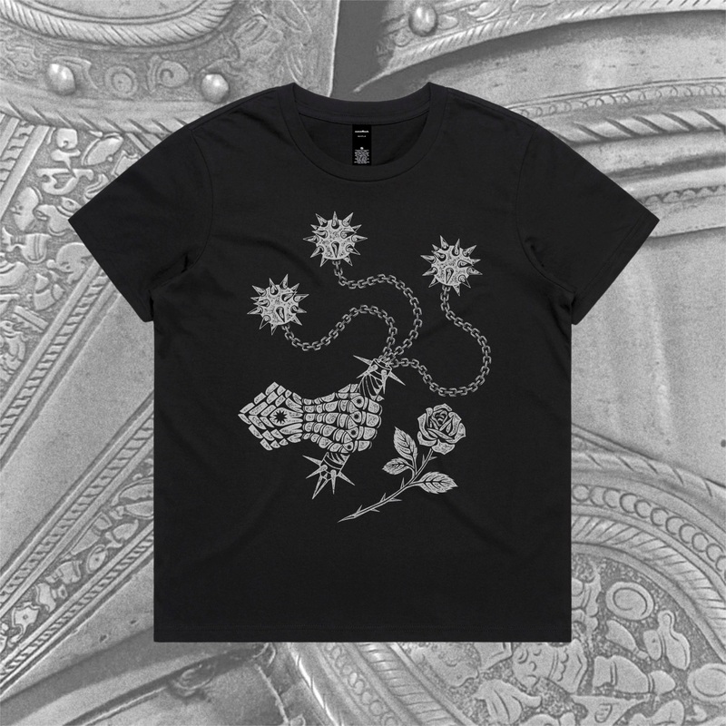 Holy Rose Mid Length Tee|XS|S|M|L|XL|2XL