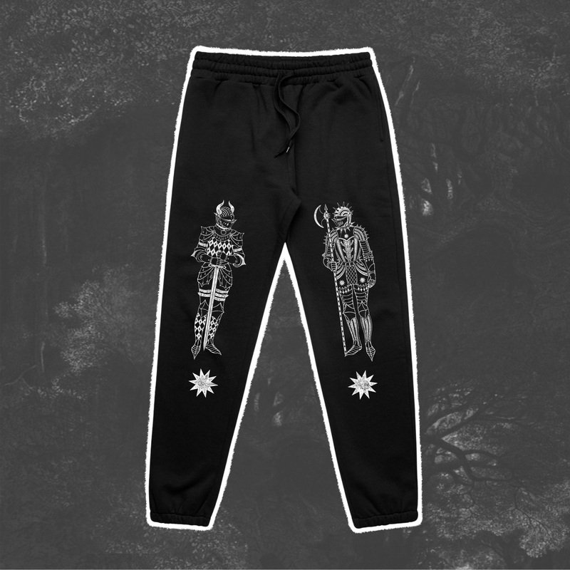 Knights Joggers|S|M|L|XL|2XL|3XL|BLACK