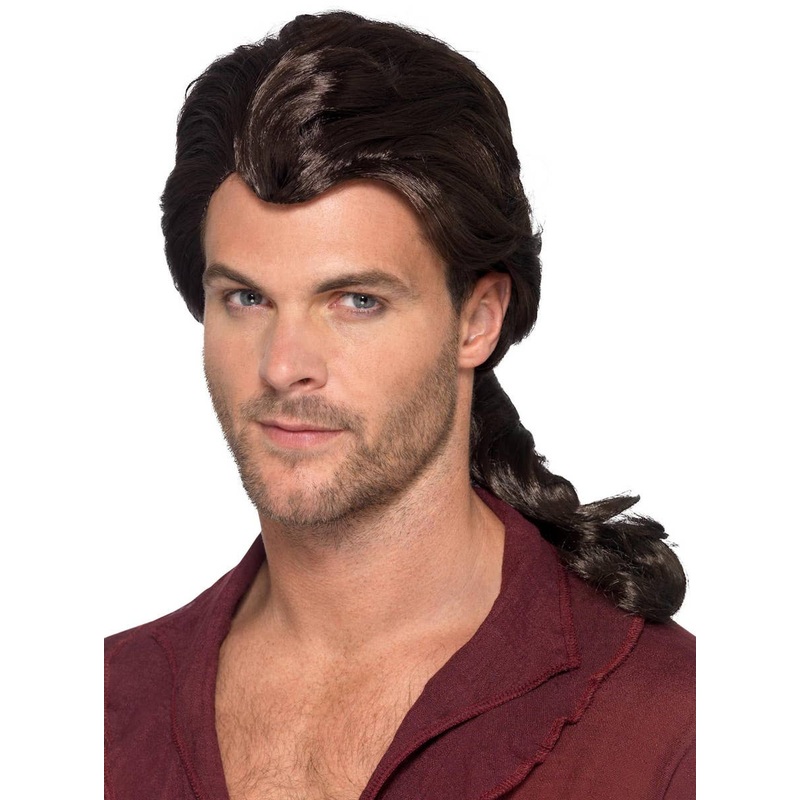Marauder Pirate Mens Brown Costume Wig