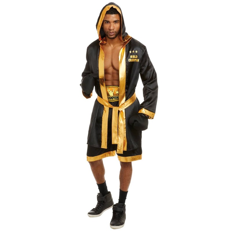 World Champion Boxer Mens Dress Up Costume