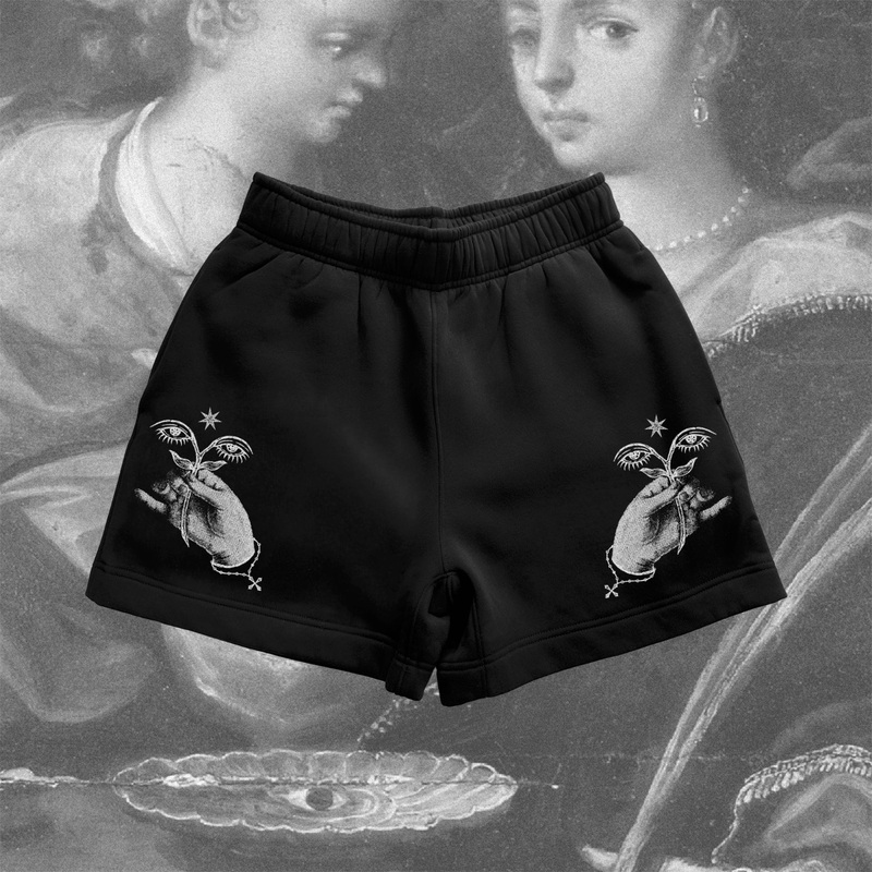 St. Lucy Relaxed Track Shorts|S|M|L|XL|2XL|3XL|Black|Vintage Wash