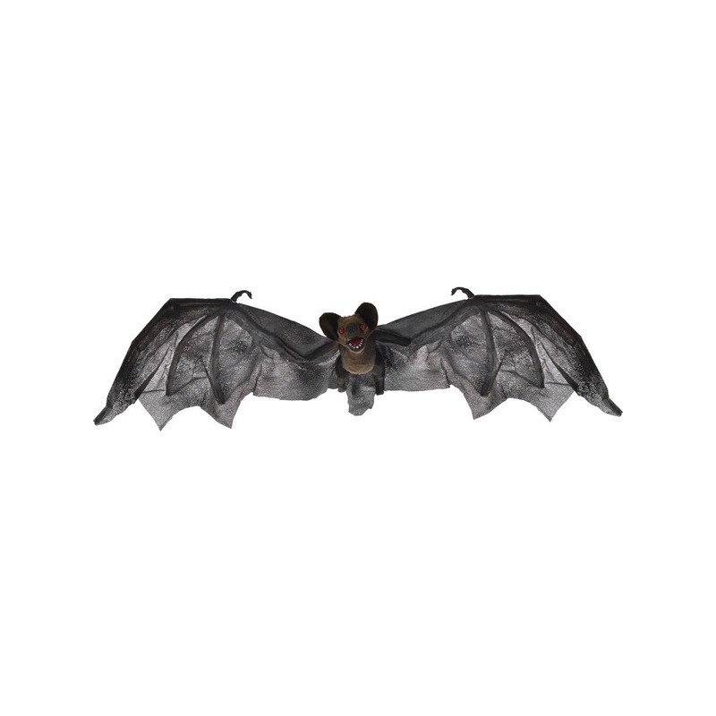 Light Up 70cm Black Bat Halloween Decoration