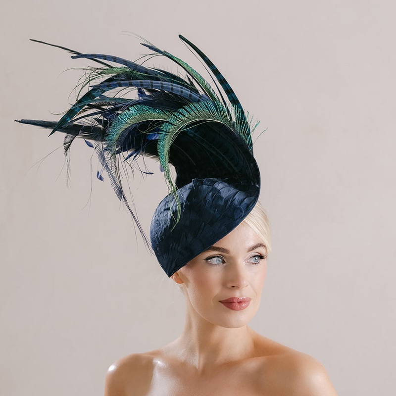 Trapeze|Navy Peacock|Bespoke