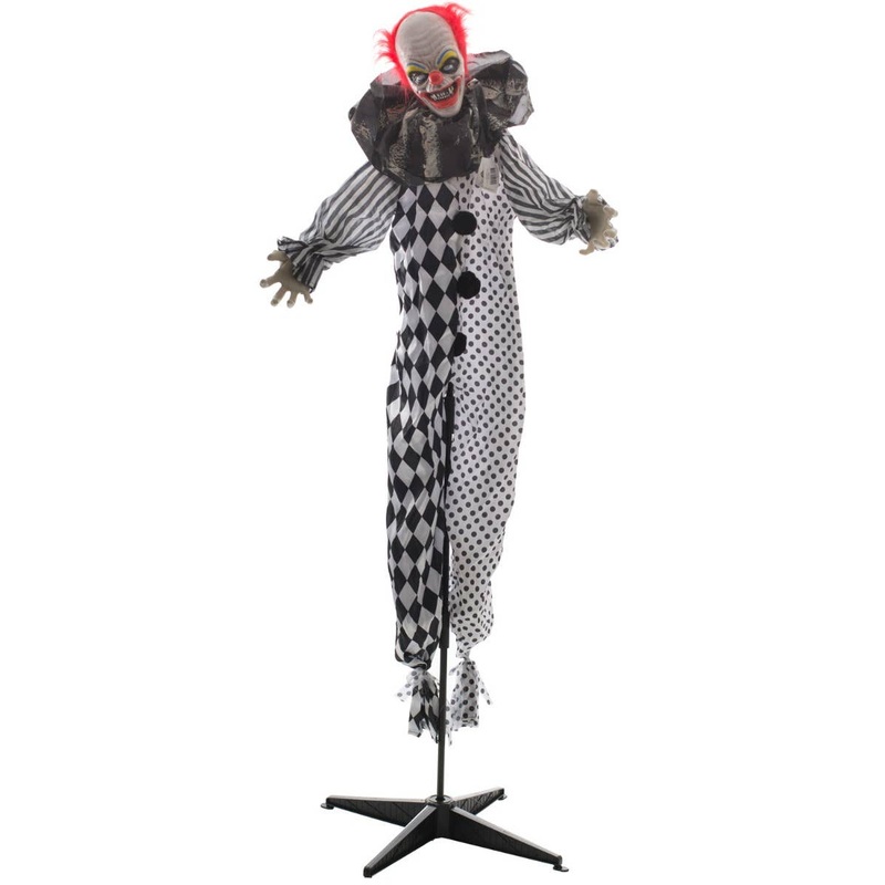 Life Size Horror Clown Halloween Decoration