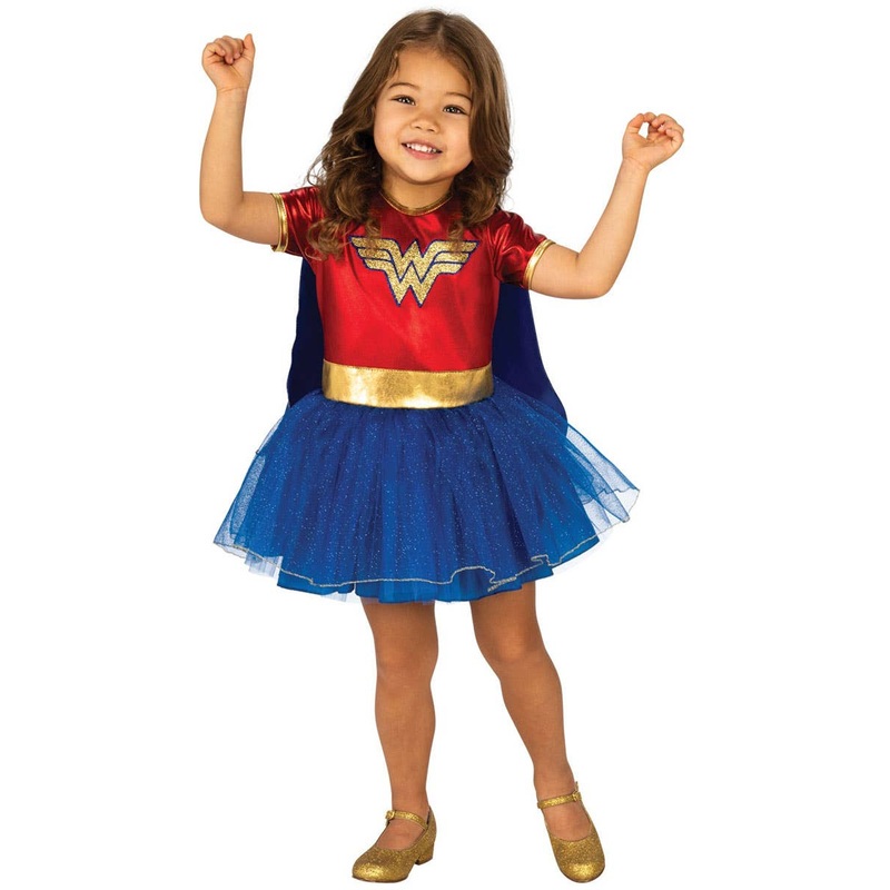 Wonder Woman Toddler Girls Tutu Dress Costume