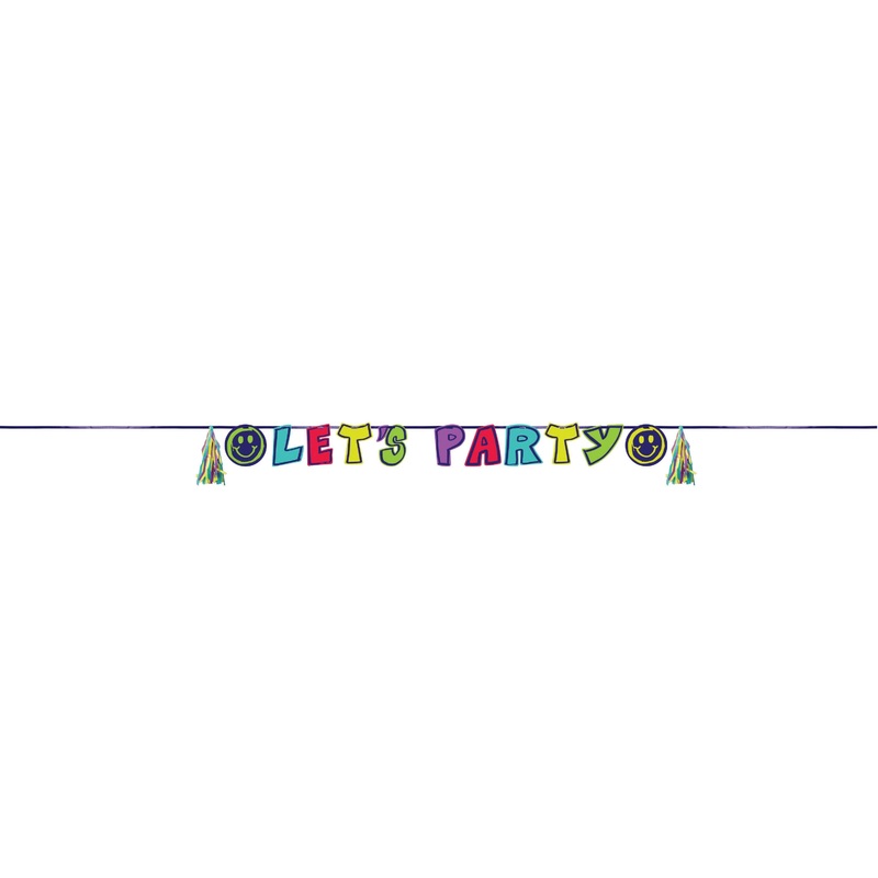 Letter Banner w/ Tassels Graffiti Party