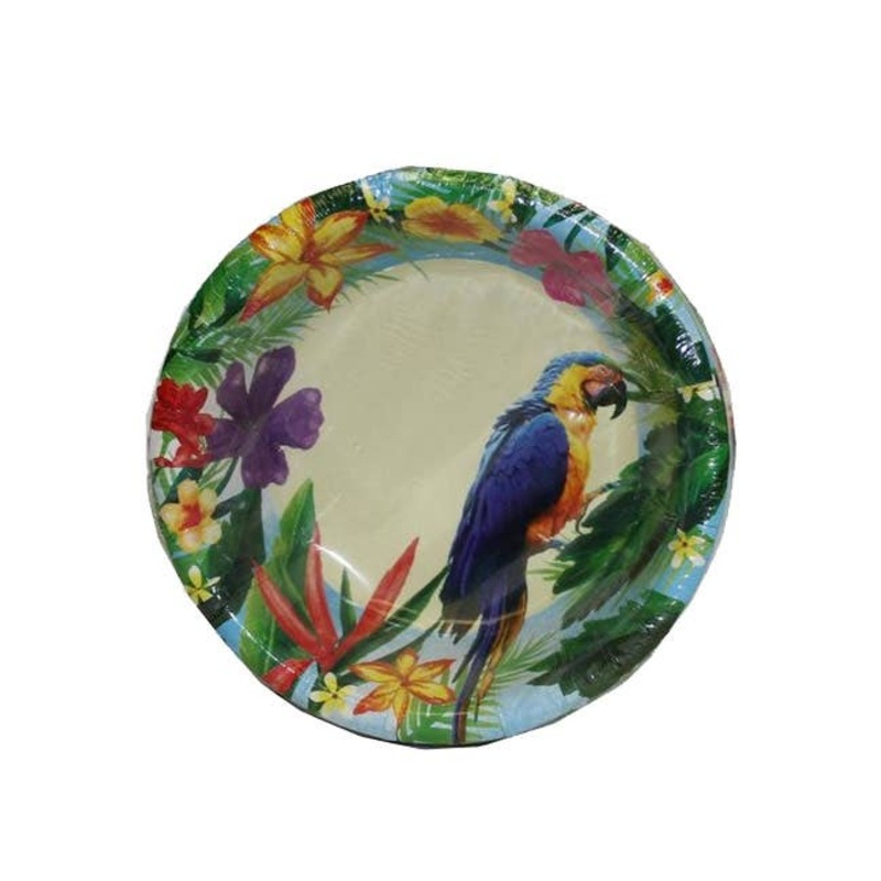 Hawaiian Parrot Party Bowls - 10 Pack