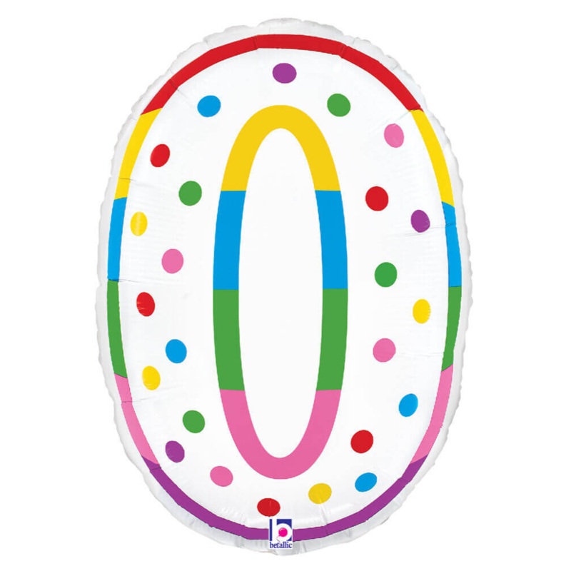 101-110 24 Birthday Candle Foil Balloon