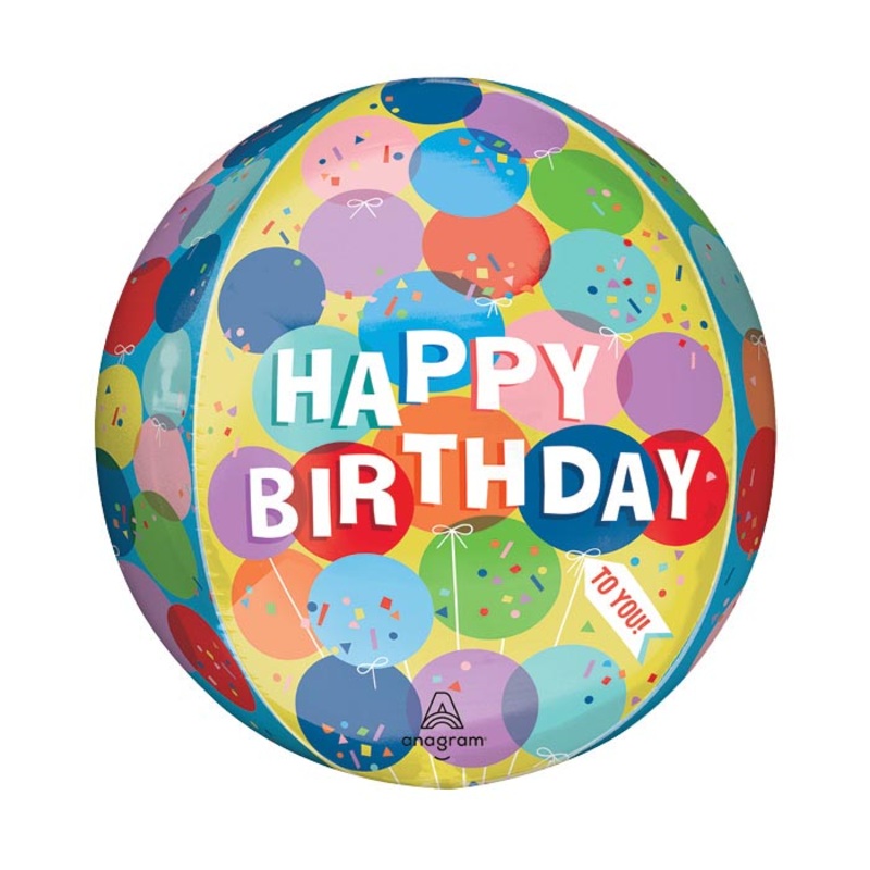 16 Birthday Sunny Balloon Orbz