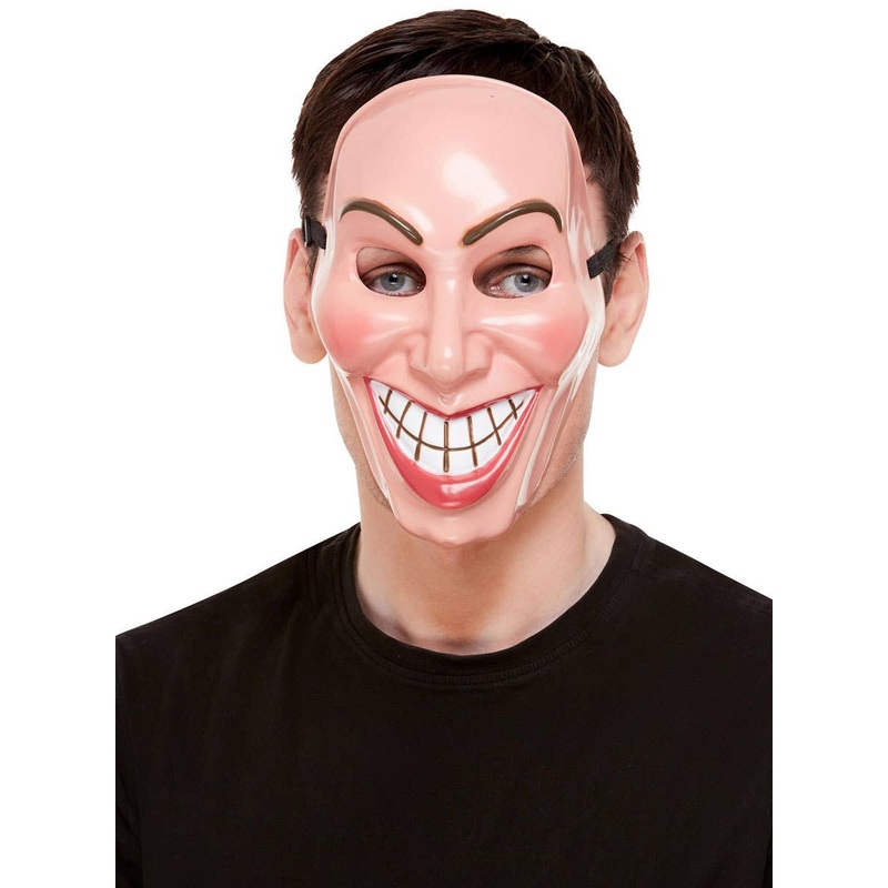 Smiley Killer Purge Inspired Plastic Halloween Costume Mask