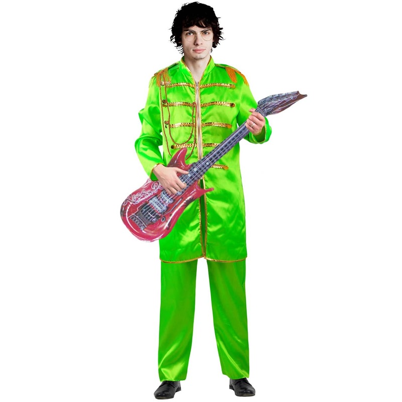 1960s Green Sergeant Peppers Mens Beatles Costume