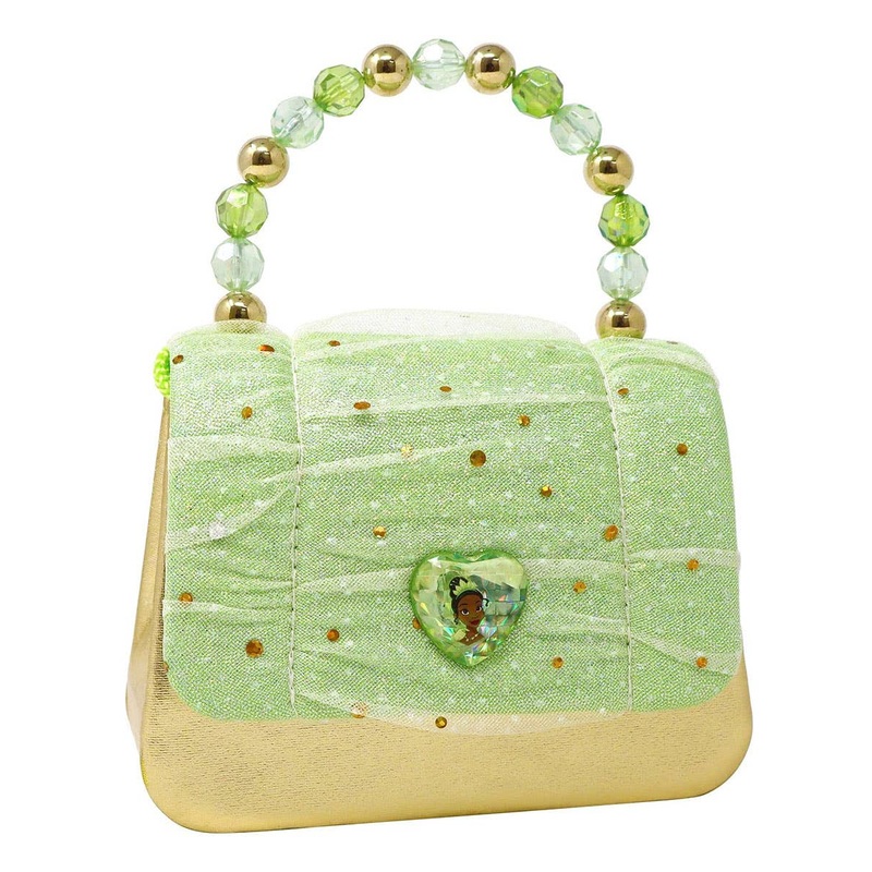 Tiana Green and Gold Sparkle Girls Deluxe Costume Bag