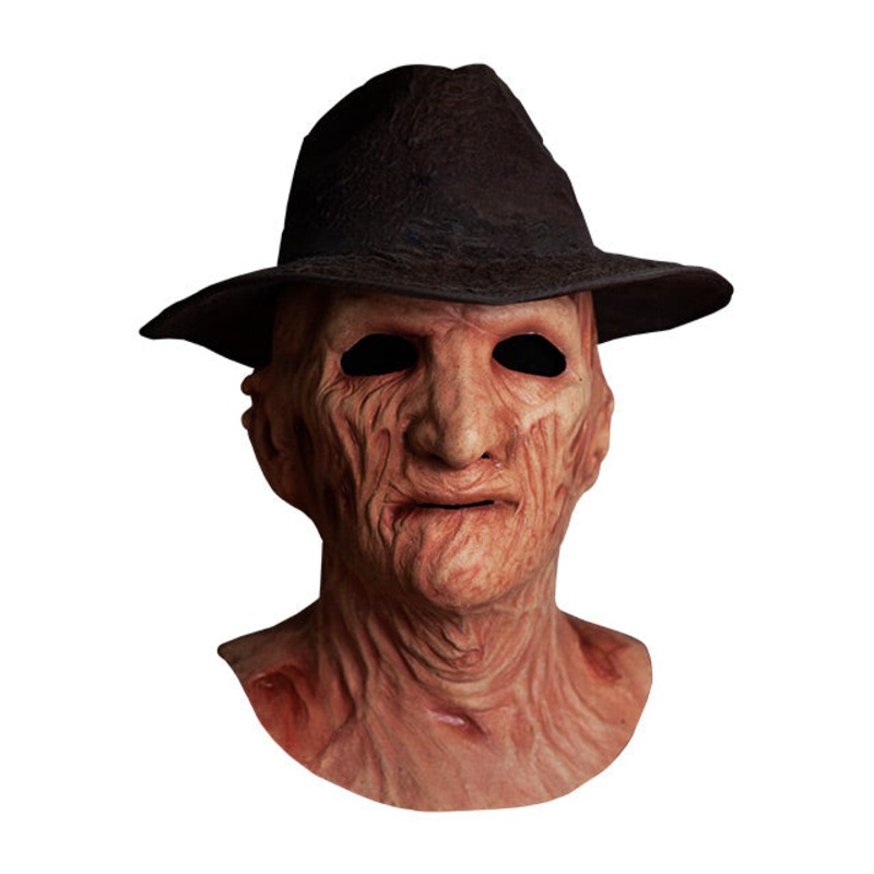 A Nightmare on Elm Street 2: Freddy's Revenge - Deluxe Freddy Krueger Mask with Fedora Hat