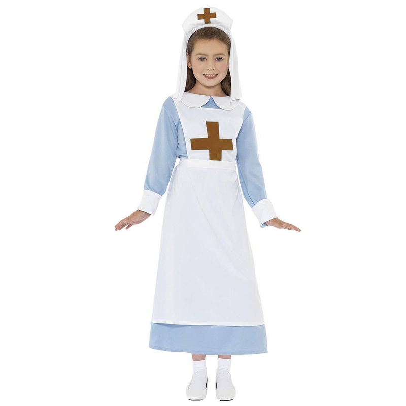 WW1 Teen Girls Nurse Dress Up Costume