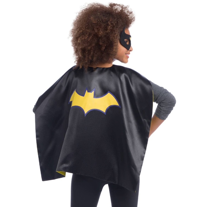 DC Comics Girls Batgirl Costume Cape and Mask Set