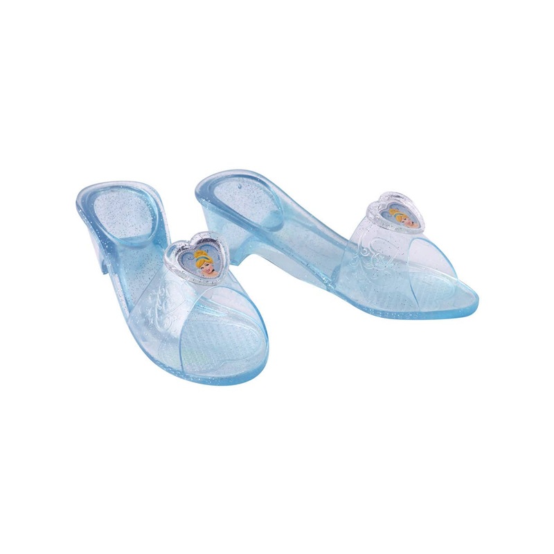 Princess Cinderella Girls Blue Jelly Costume Shoes