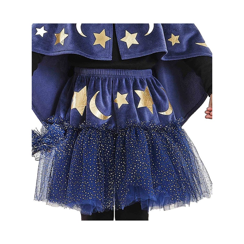Sparkle Wizard Girls Deluxe Blue Glitter Tutu