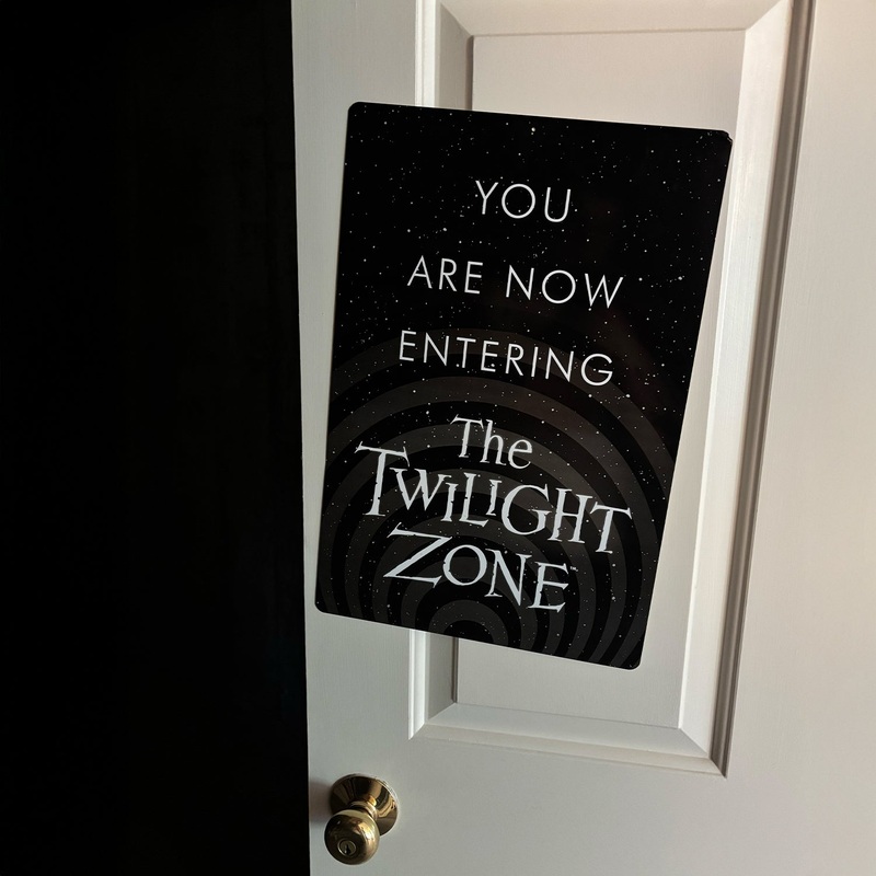 The Twilight Zone - You Are Now Entering Metal Sign