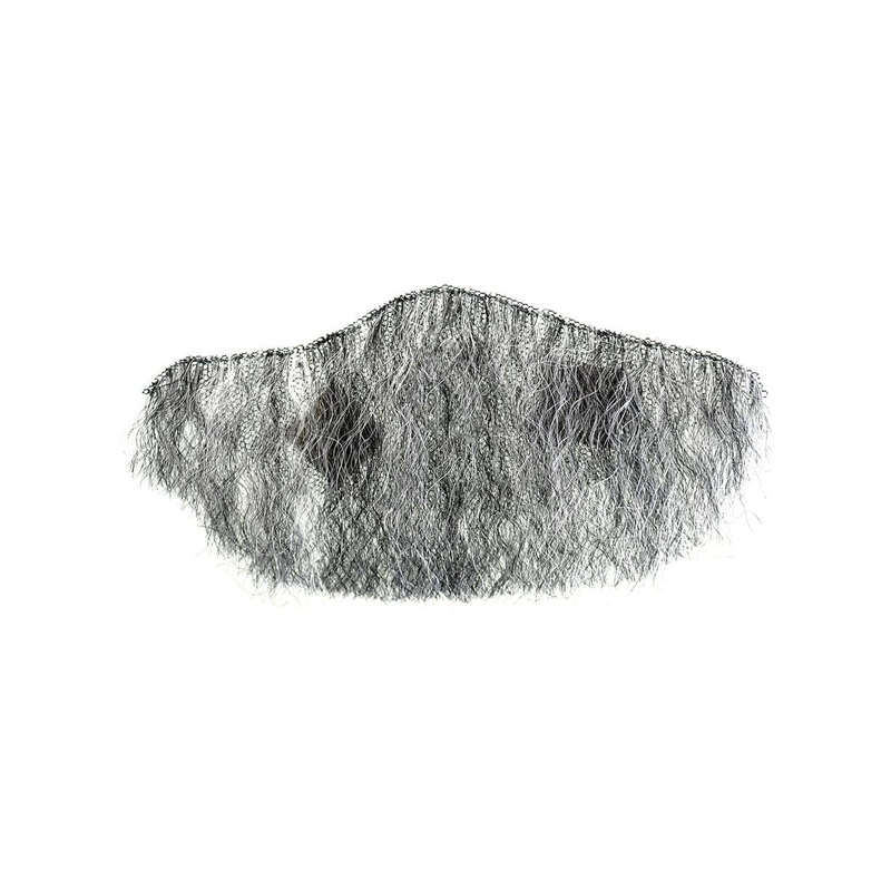 Stick On Grey Goatee Beard Costume Accessory