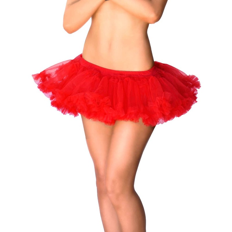 Desire Mini Fluffy Red Costume Petticoat