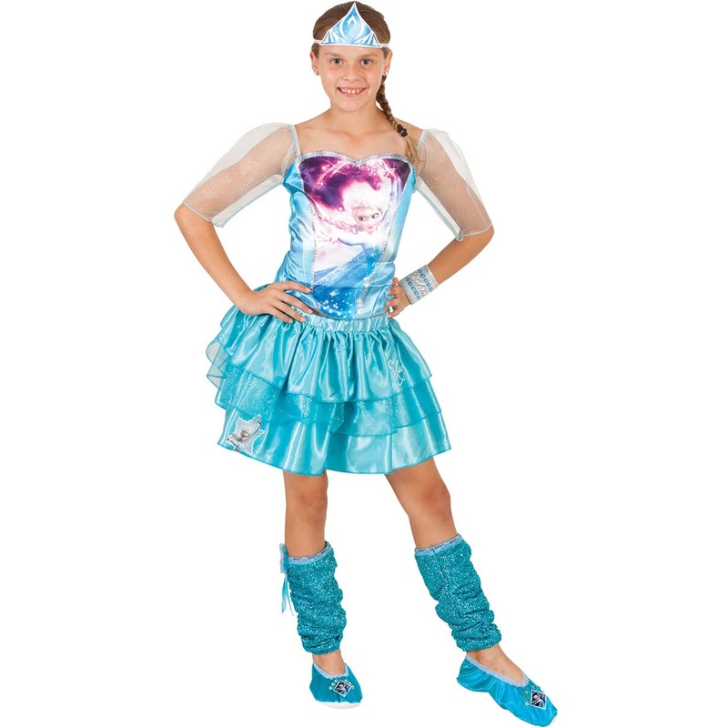 Disney Frozen Girls Light Blue Elsa Tutu Skirt