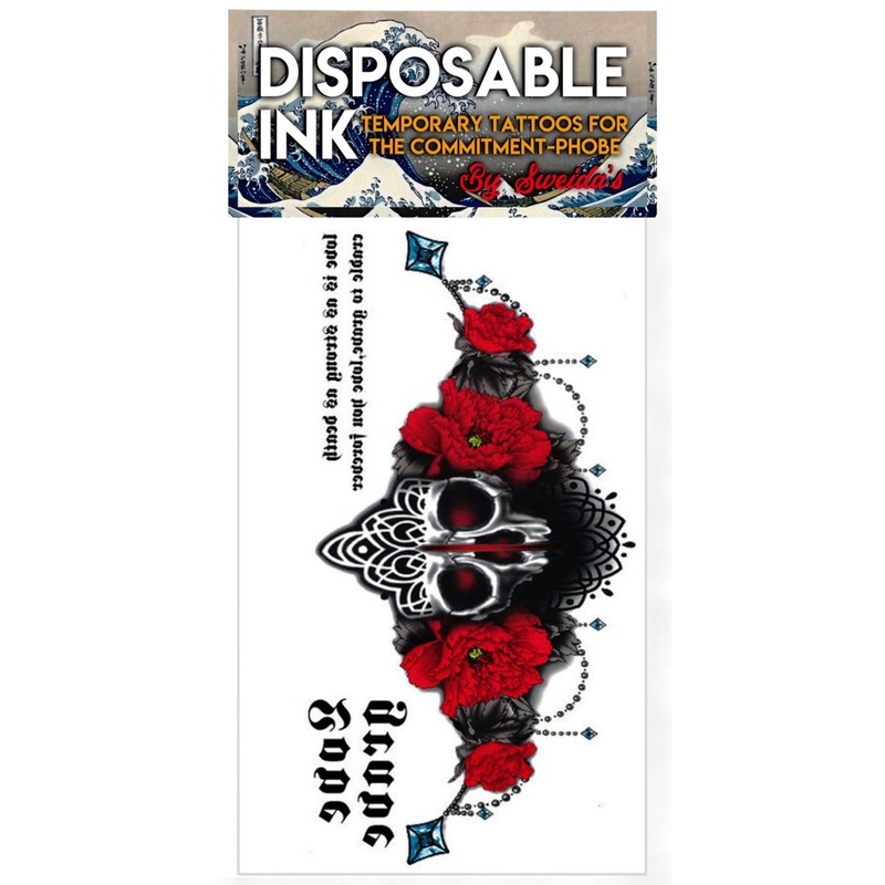 Disposable Ink Bone Collector Temporary Body Tattoo