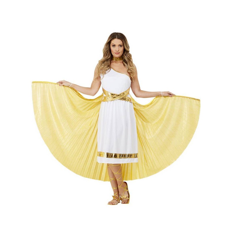 Pleated Gold Grecian Costume Cape
