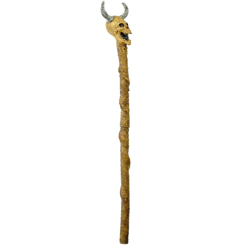 Deluxe Totem Devil Skull Halloween Costume Staff