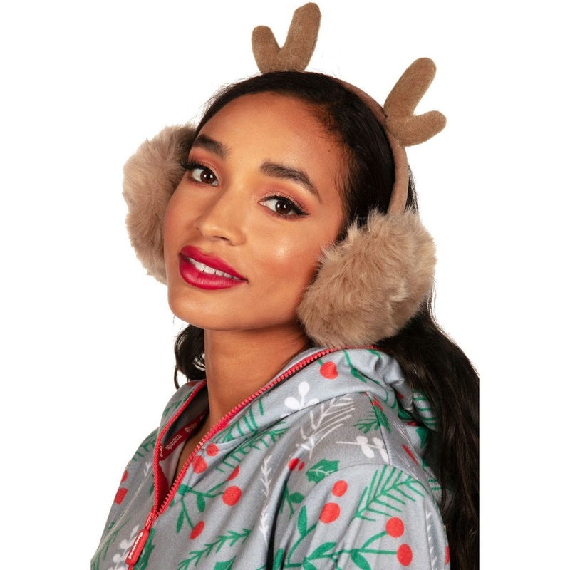 Reindeer Ear Muffs|One Size