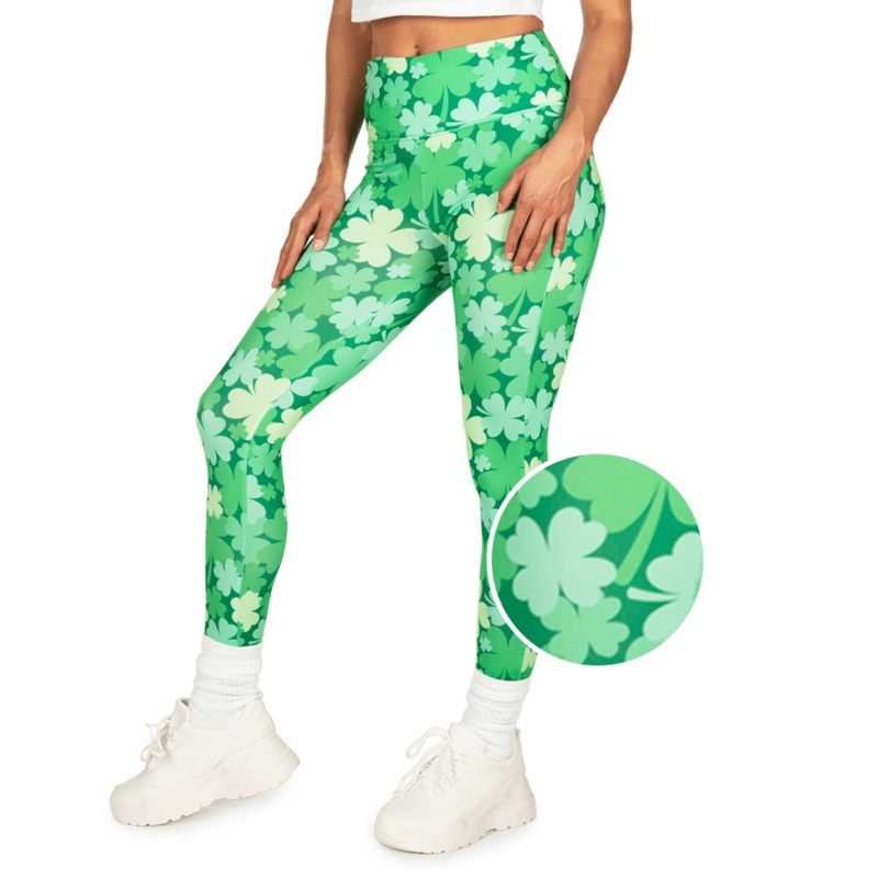Clover Field High Waisted Leggings