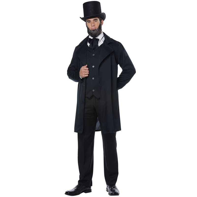 Abraham Lincoln or Frederick Douglass Mens Colonial Costume