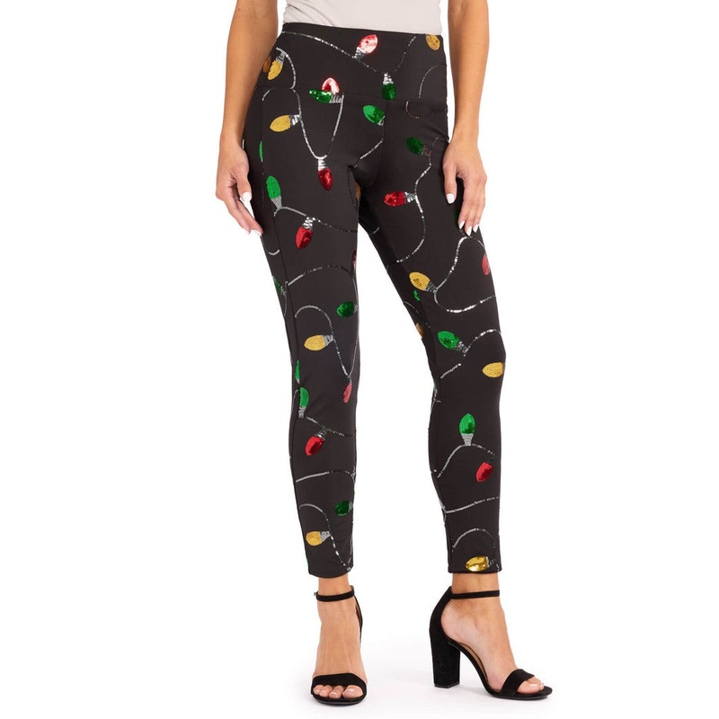 Christmas Lights High Waisted Leggings