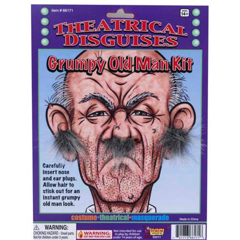 Cranky Old Man Grey Hair Kit