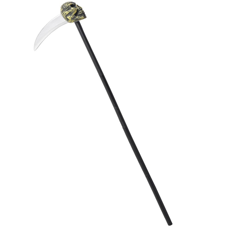 Skull Head Grim Reaper Sickle Costume Weapon