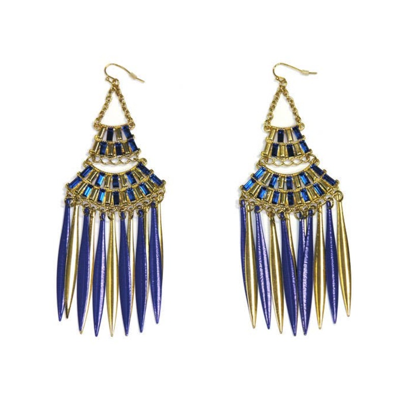 Cleopatra Deluxe Chandelier Earrings